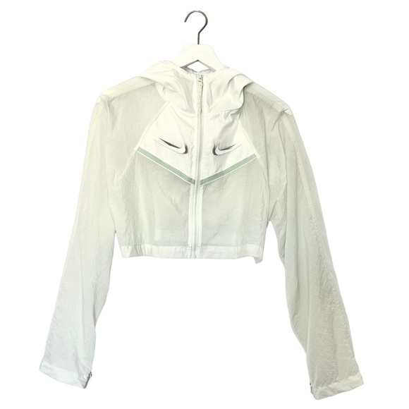 Nike Sportswear Women's Cropped  Woven Windbreaker Jacket Size S - Picture 6 of 16